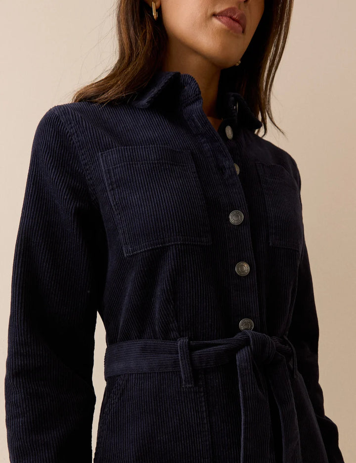 Finchley Cord Midi Shirt Dress