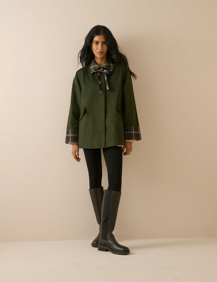 Tartan Trim Country Jacket