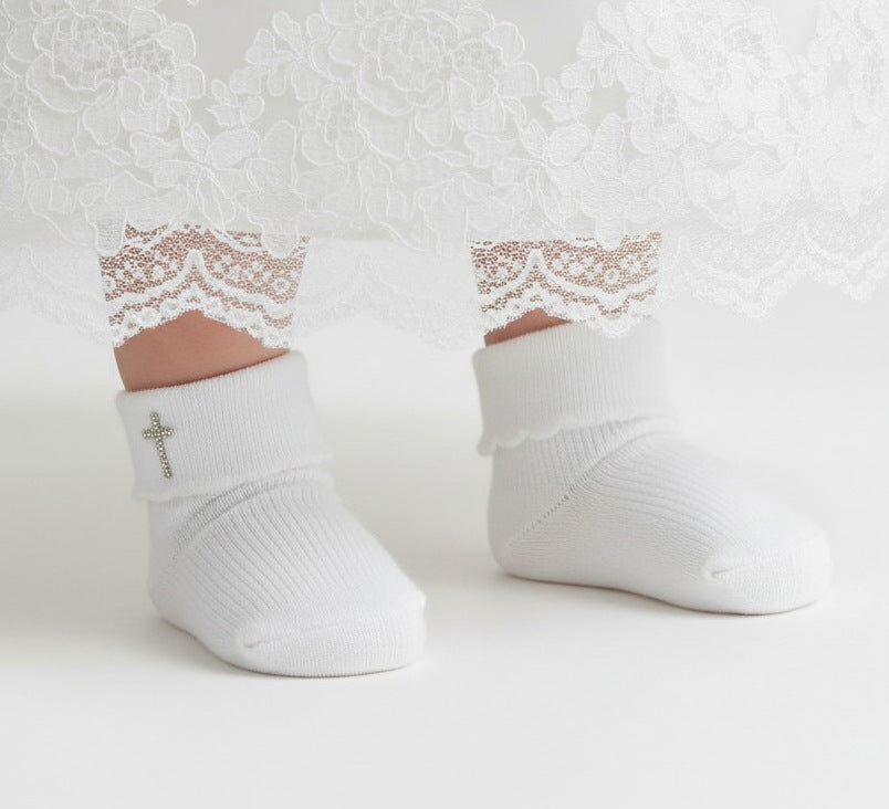 Silver Cross Christening Socks