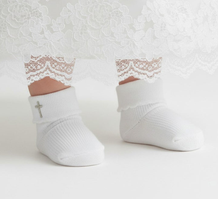 Silver Cross Christening Socks