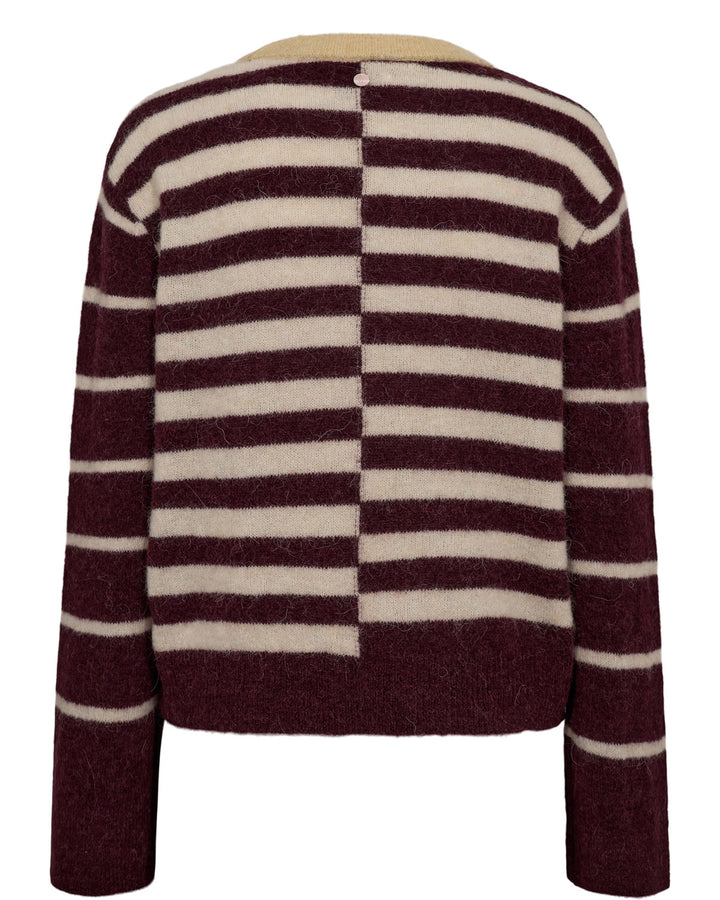 Nuriette Block Stripe Pullover