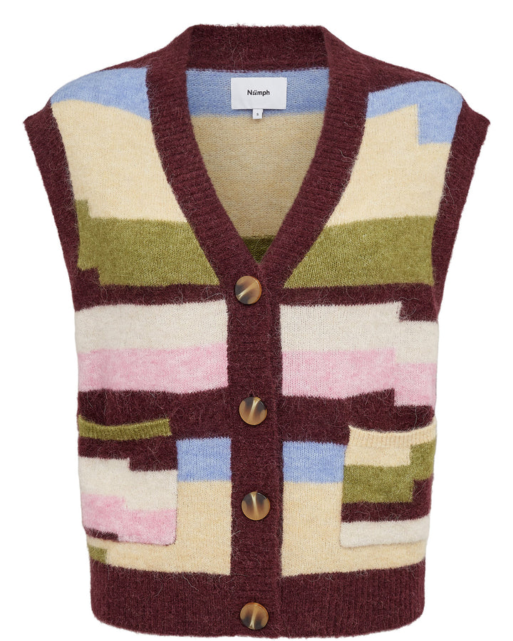 Nuriette Pixel Stripe Vest
