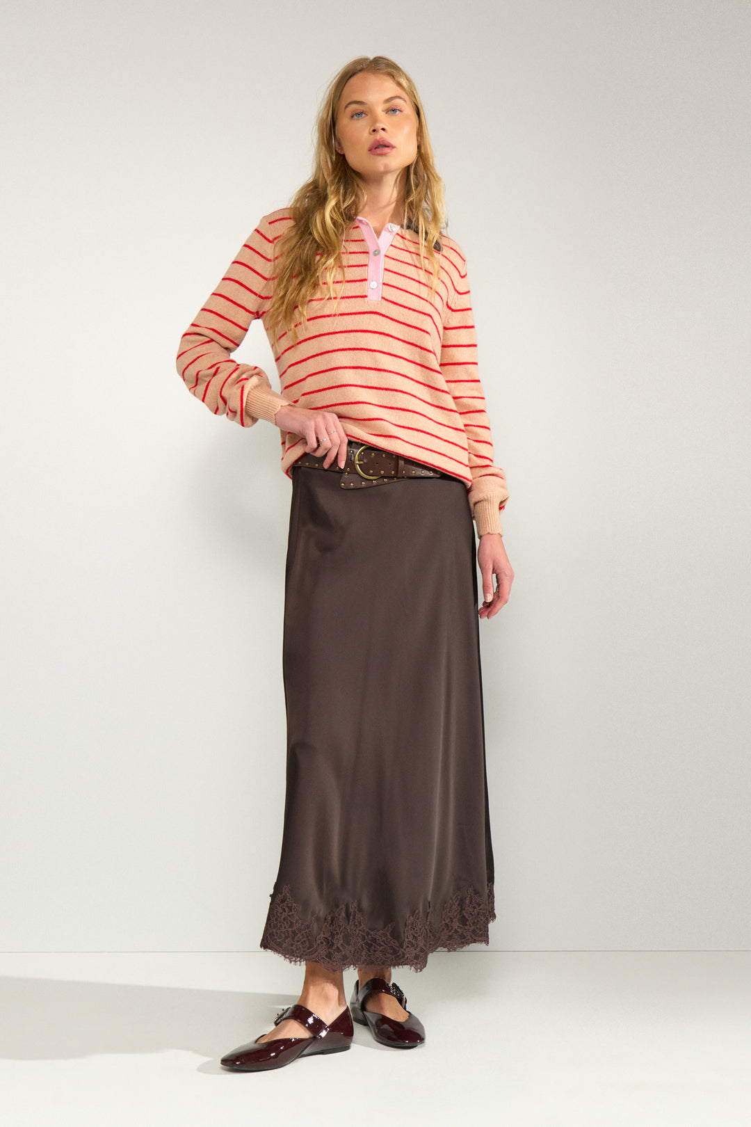 Nulucinda Stipe Pullover