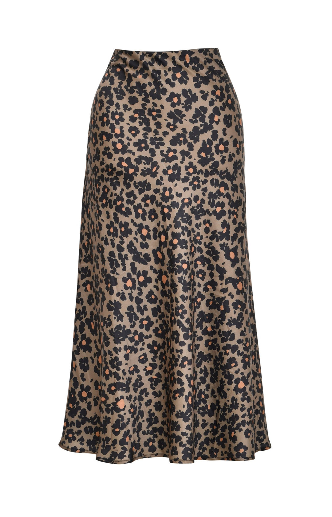 Khaki Floral Skirt