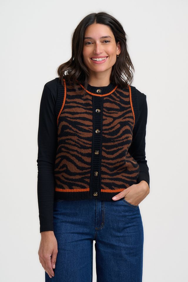 Natalie Knitted Waistcoat