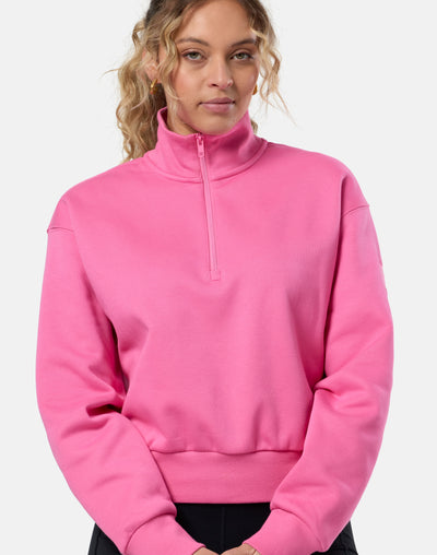 Ribbed Quarter Zip