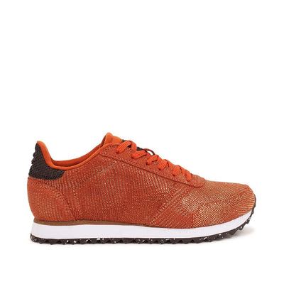 Woden Ydun Pearl Trainers in Rust