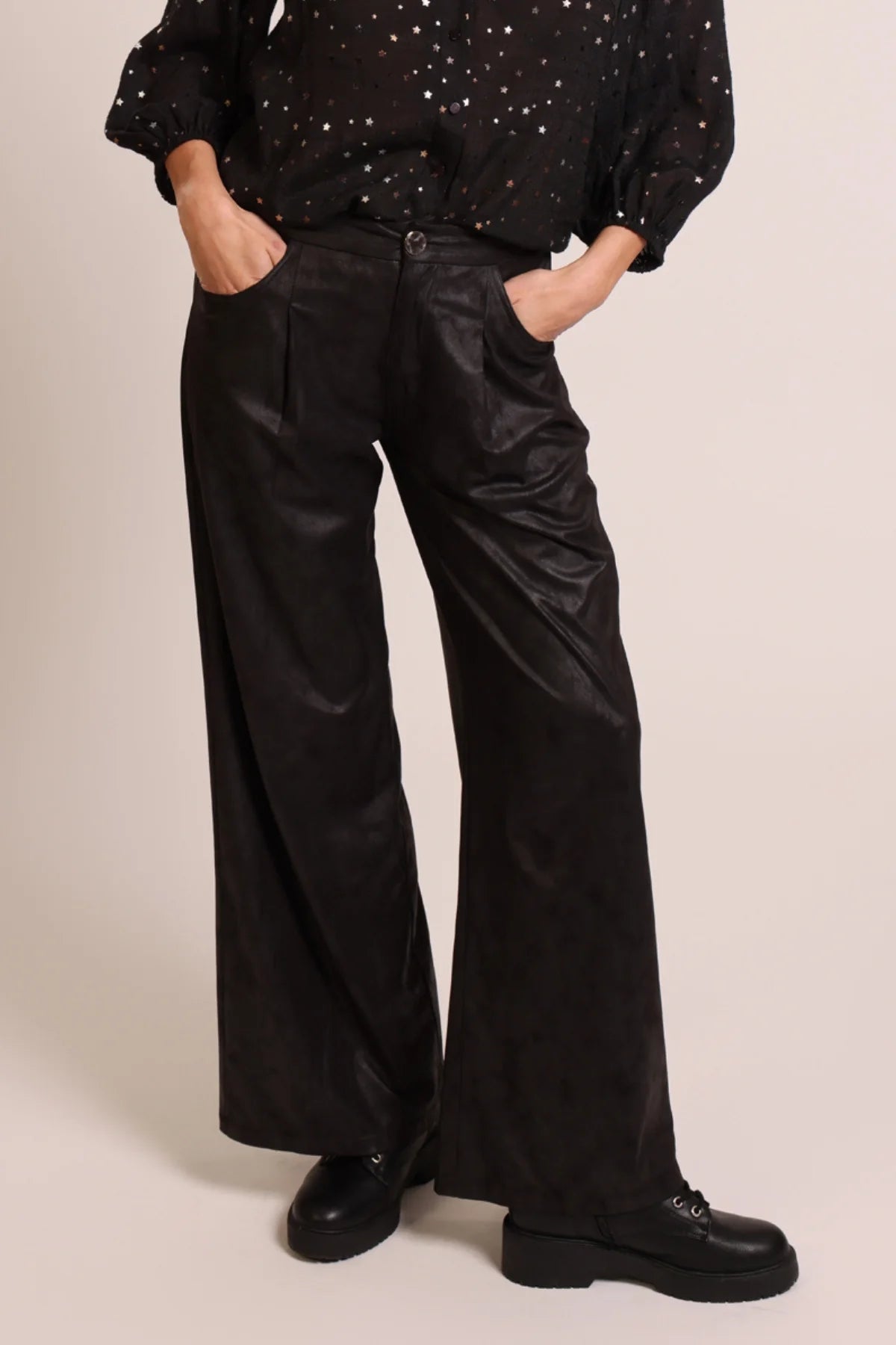 Black Lulu Trousers