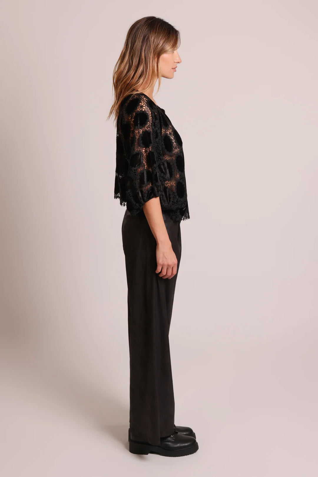 Black Lulu Trousers