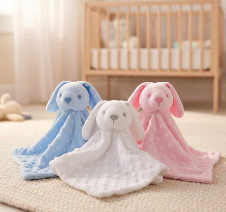 Embroidered Bubble Bunny Comforter