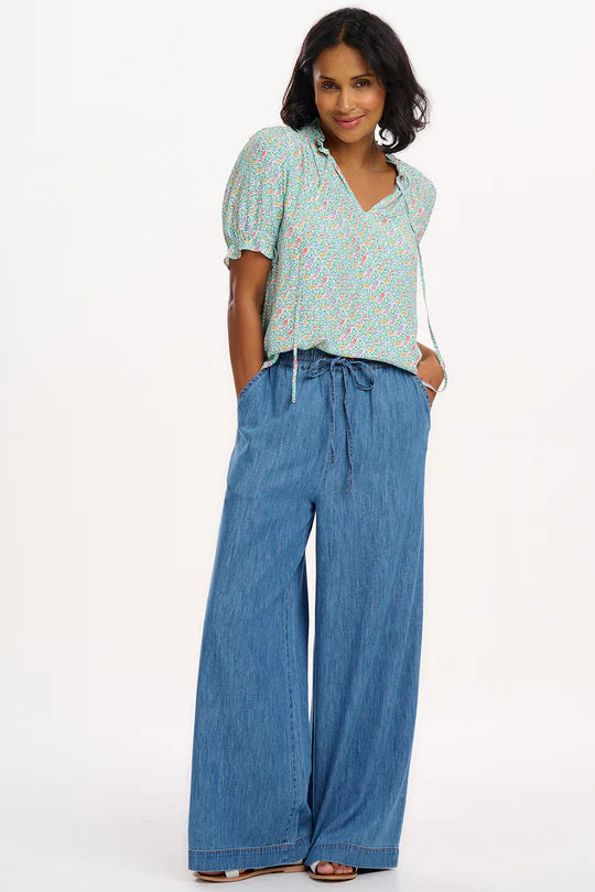 Virginia Shirred Top