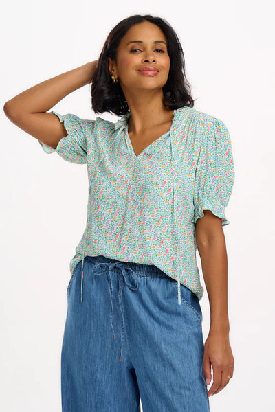 Virginia Shirred Top