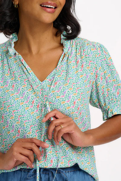 Virginia Shirred Top