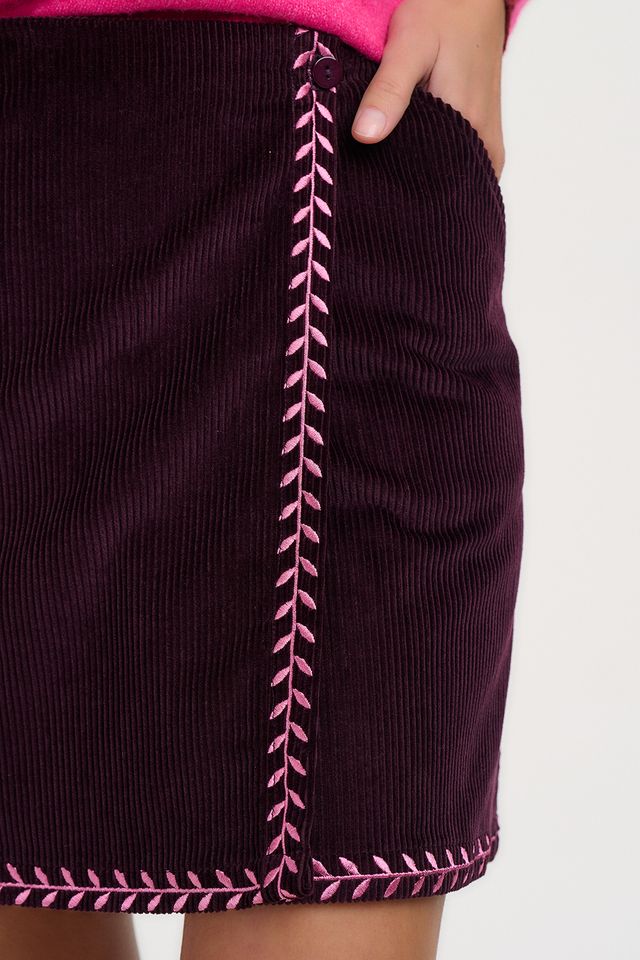 Suzie Cord Mini Skirt