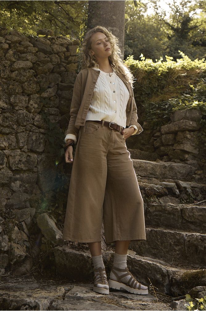 Denim Cropped Pant