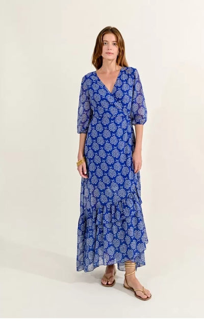 Printed Wrap Dress