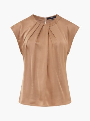 Ennis Satin Neck Detail Top