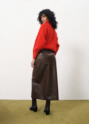 Nassia Leather Skirt