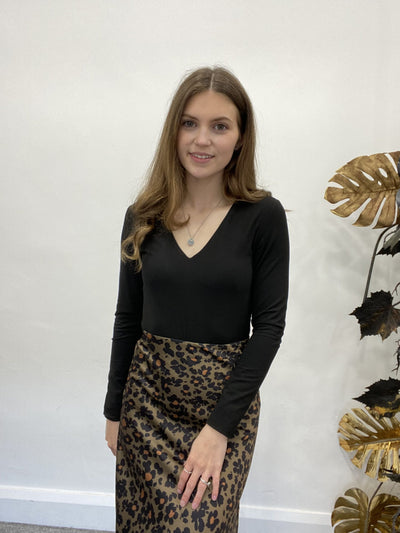 Black Knitted Body