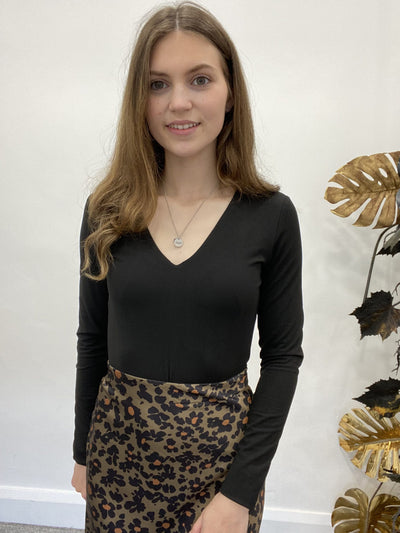 Black Knitted Body