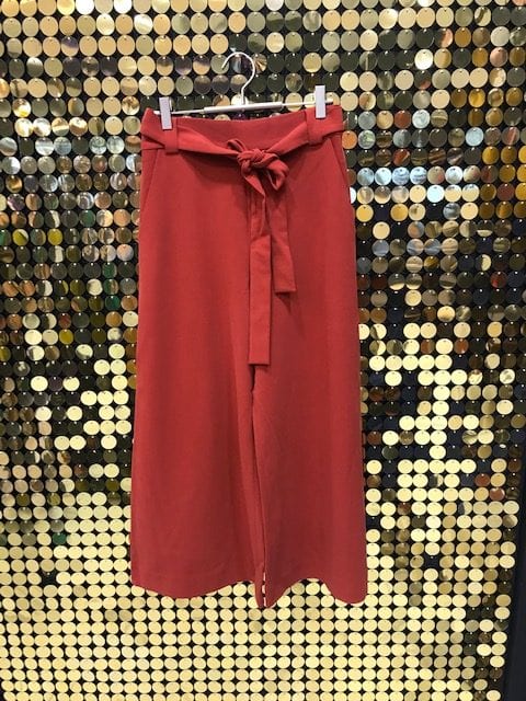 French Connection Red Ochre Culottes