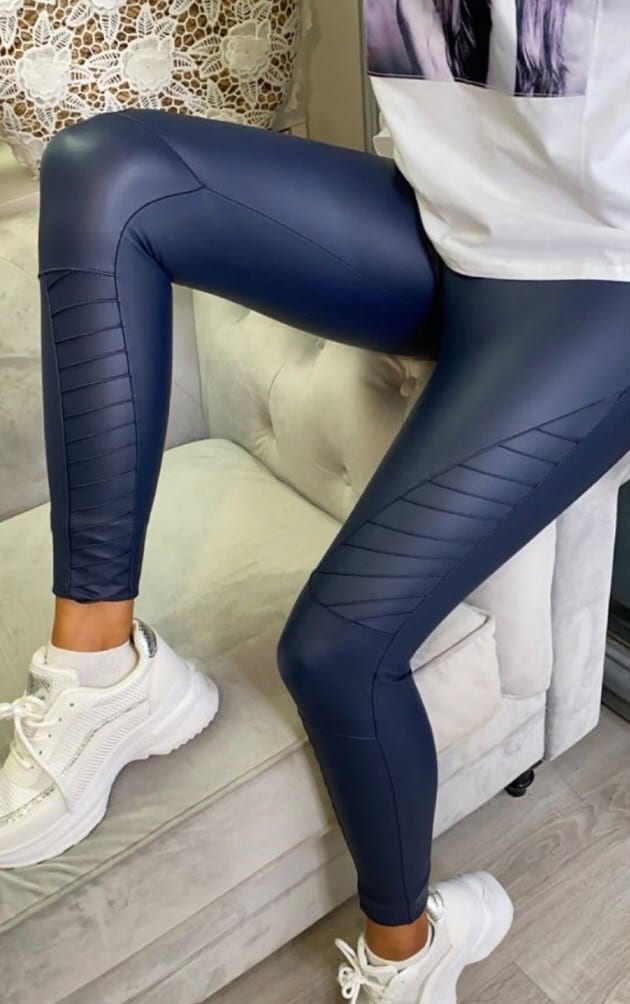 Leather Biker Leggings