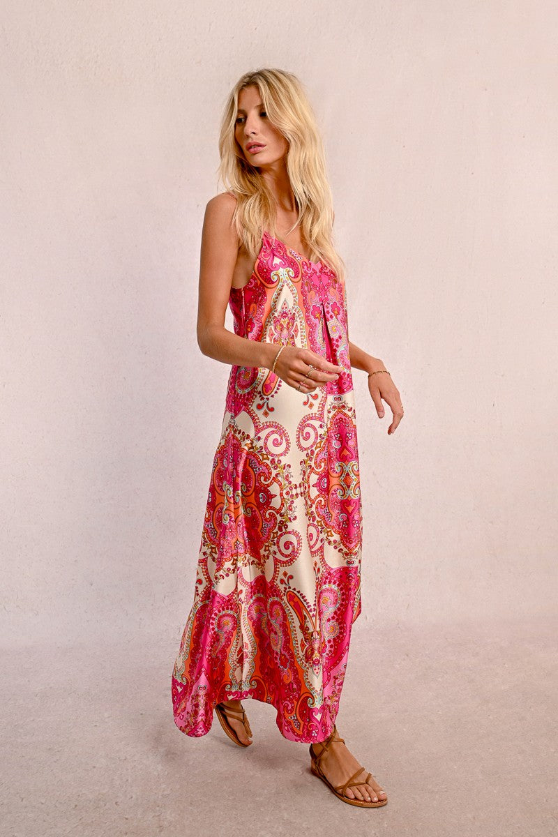 Paisley Slip Dress