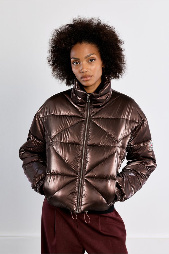 Metallic Padded Jacket
