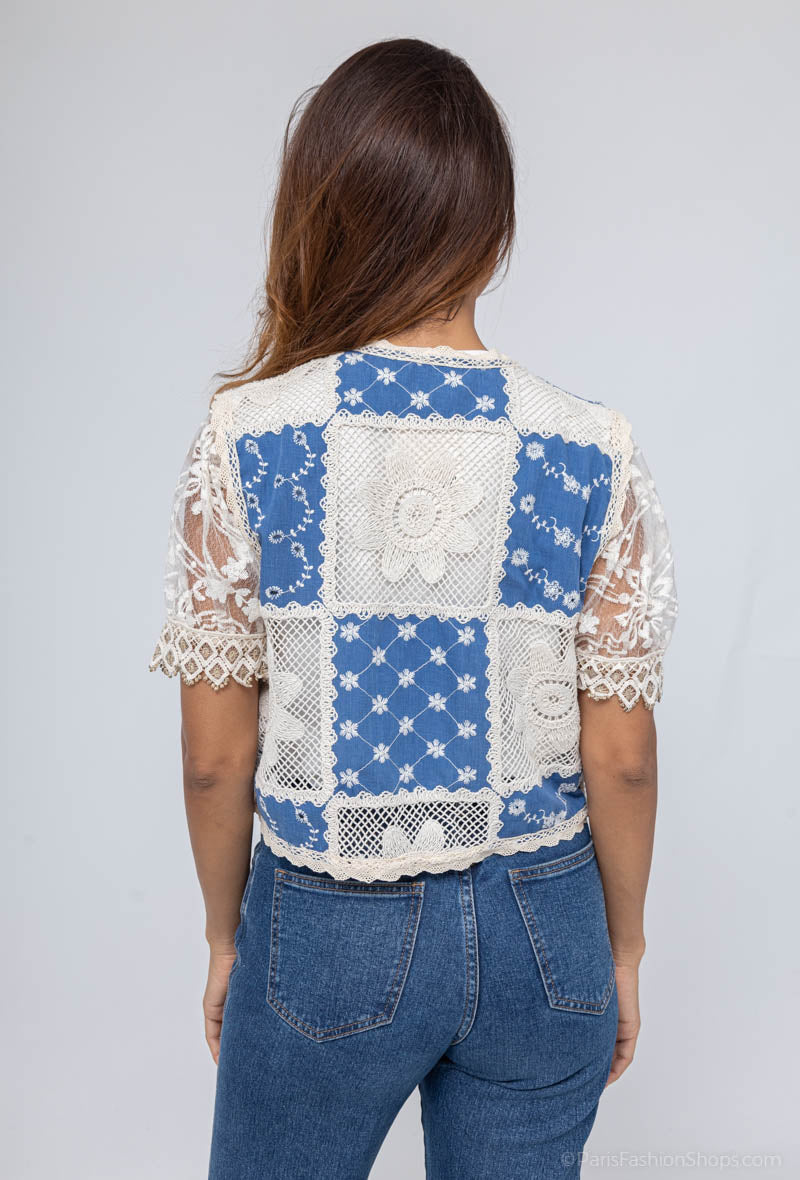 Bo Embroidered Vest