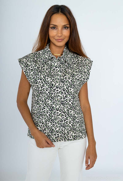 Leopard Vest