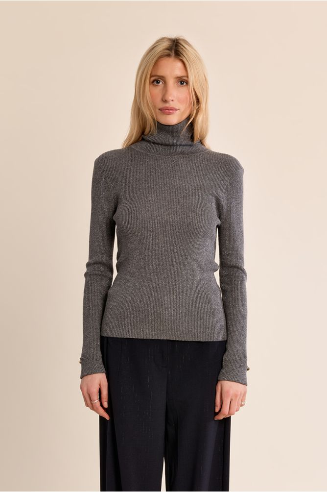 Ribbed Turtleneck