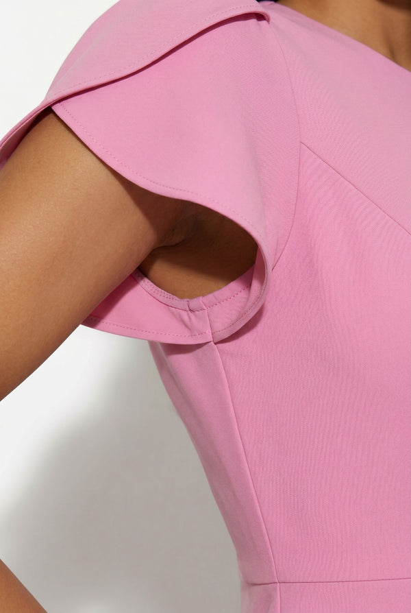 Tulip Sleeve Mini Dress