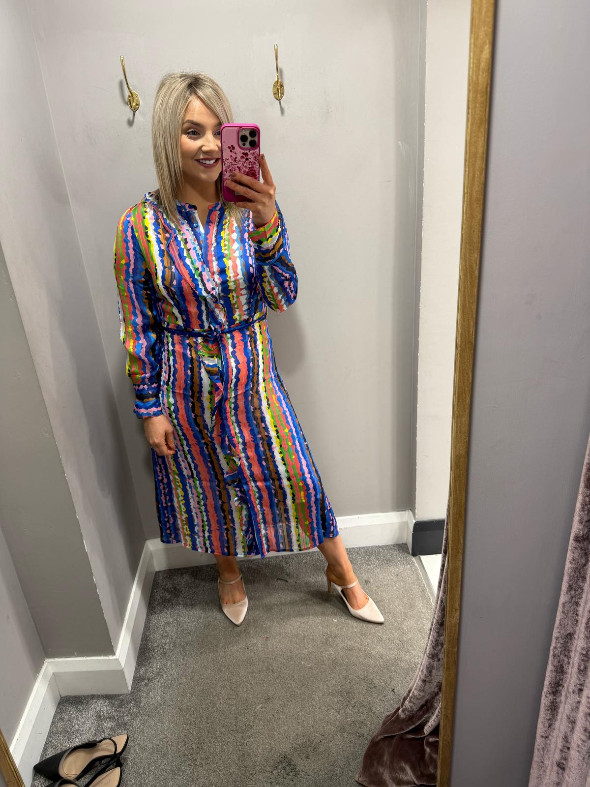 Chiffon Shirt Dress