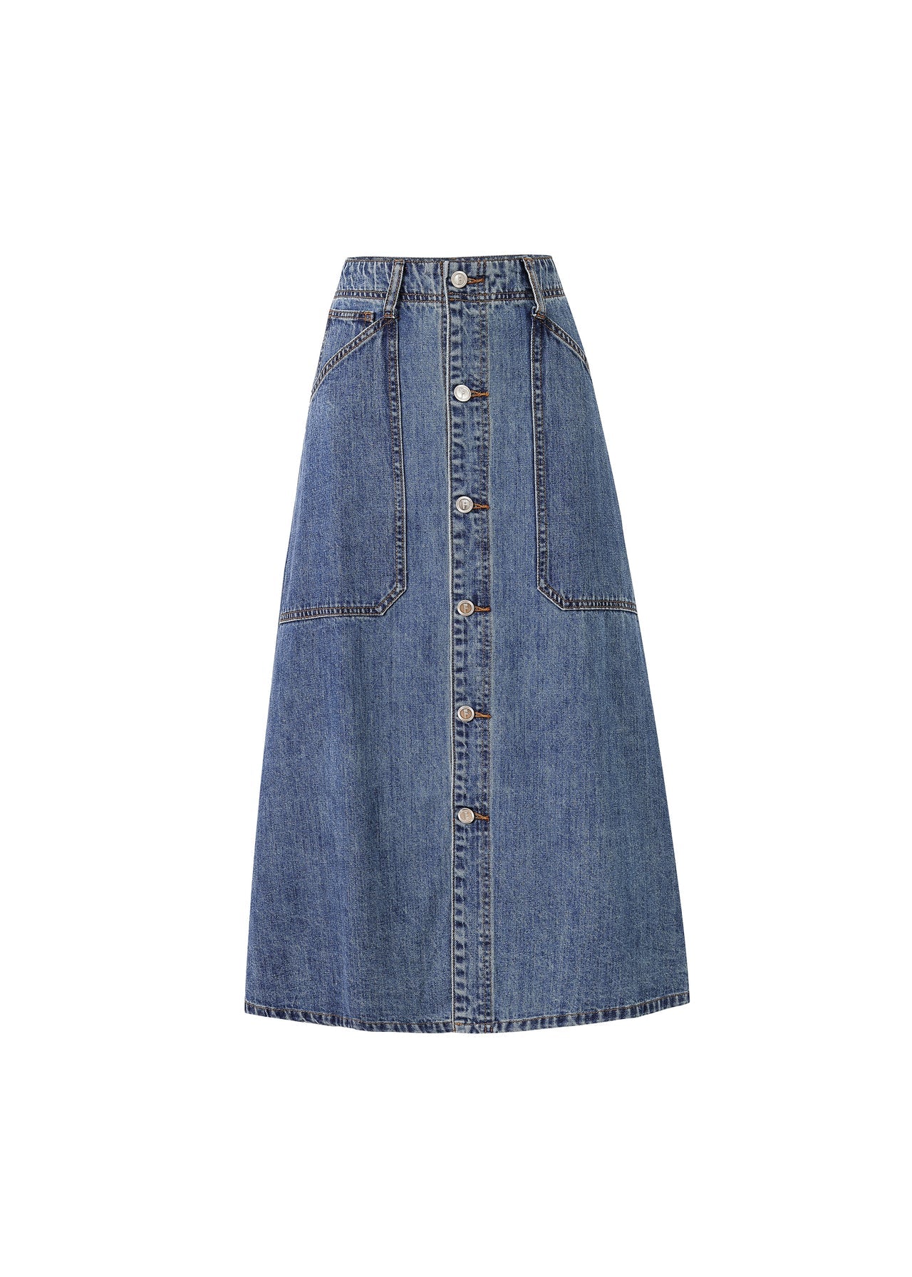 Catty Denim Skirt