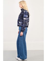 Navy Puffa Jacket