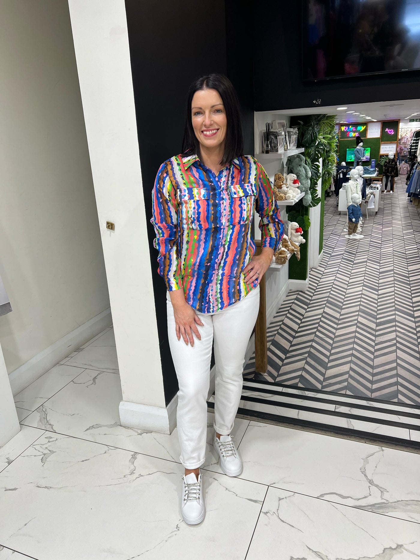 Chiffon Multi Blouse