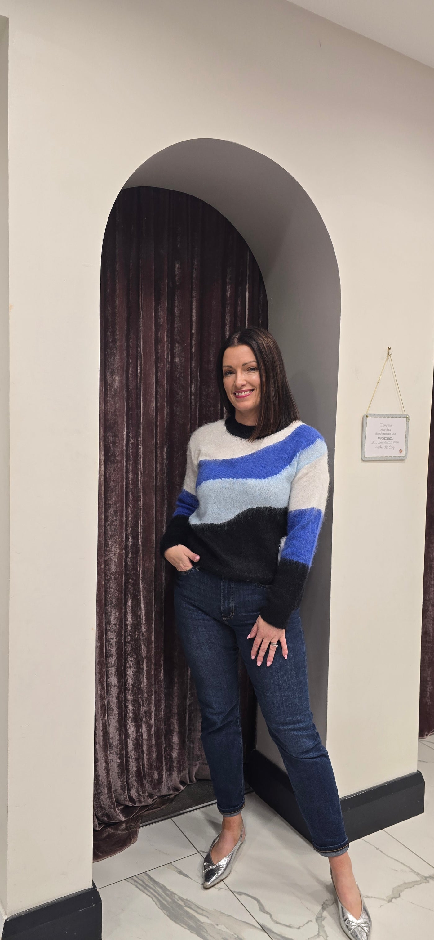 Royal Blue Knit Sweater