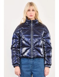 Navy Puffa Jacket