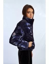 Navy Puffa Jacket