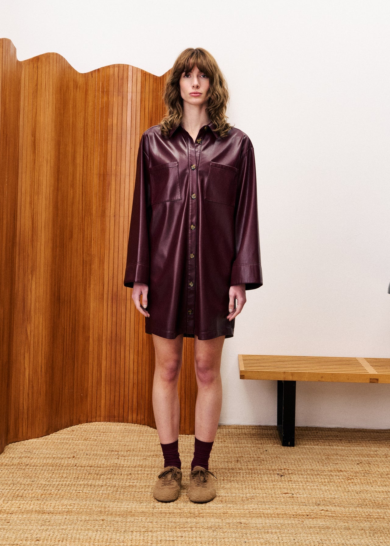 Ernaux PU Leather Dress