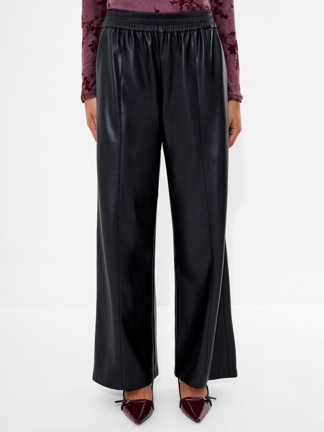 Tasher Wide Leg Pu Trouser