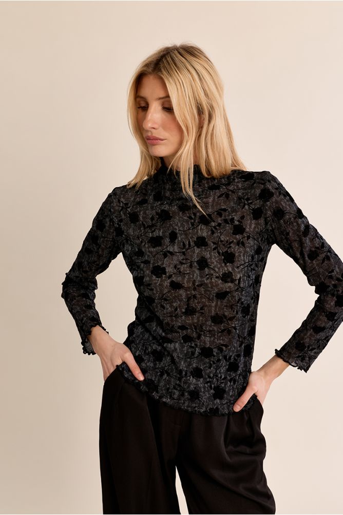 Floral Sheer Top