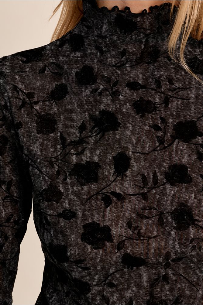 Floral Sheer Top