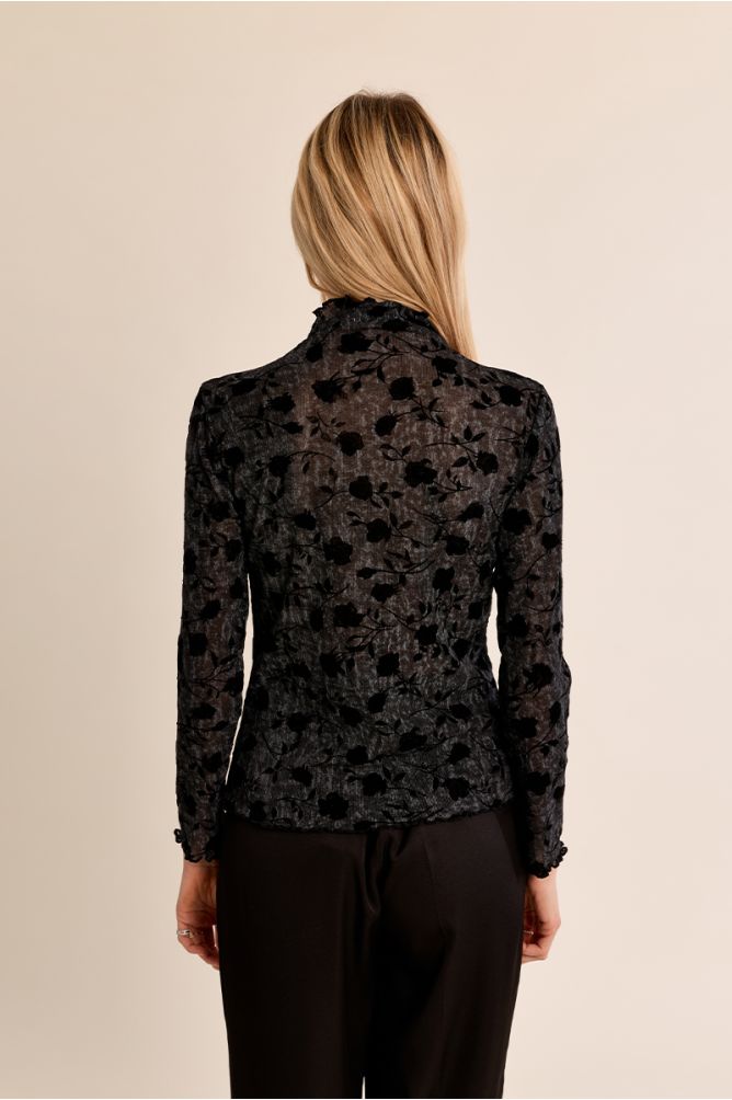 Floral Sheer Top