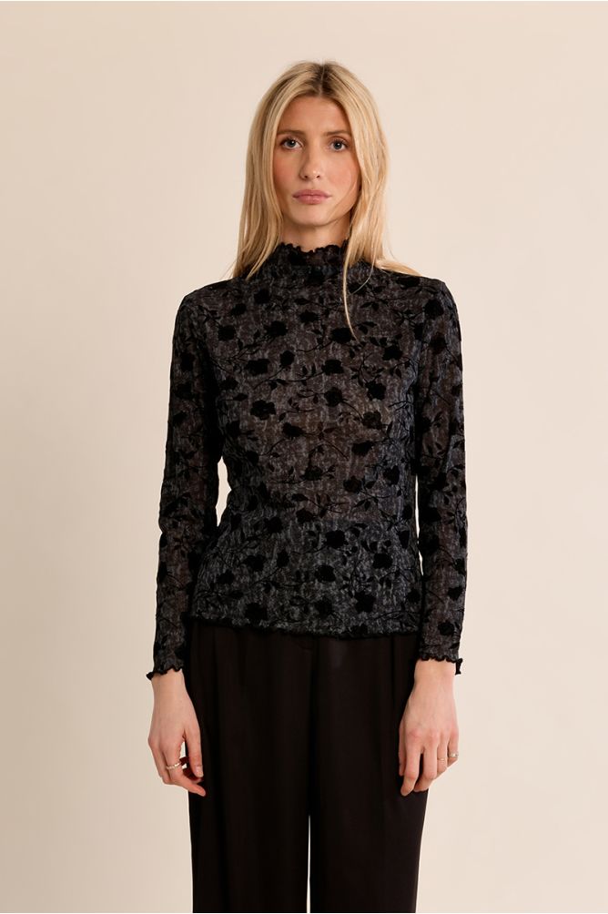 Floral Sheer Top