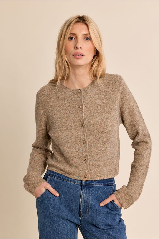 Short Knit Cardigan