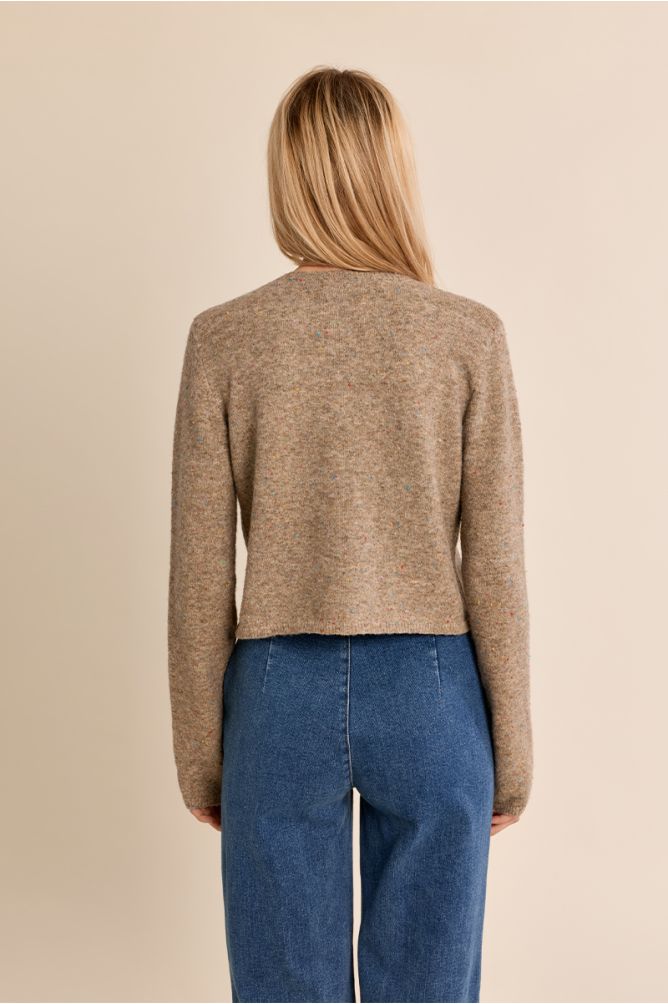 Short Knit Cardigan