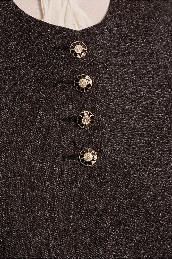 Straight Sleeveless Waistcoat