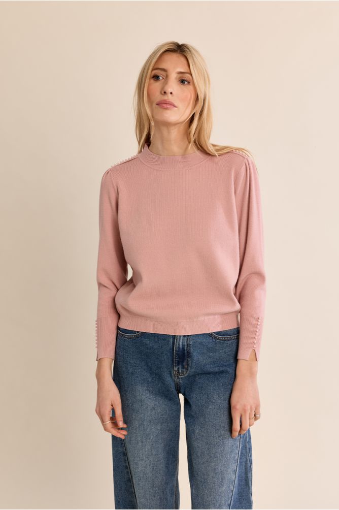 Beaded Detail Sweater