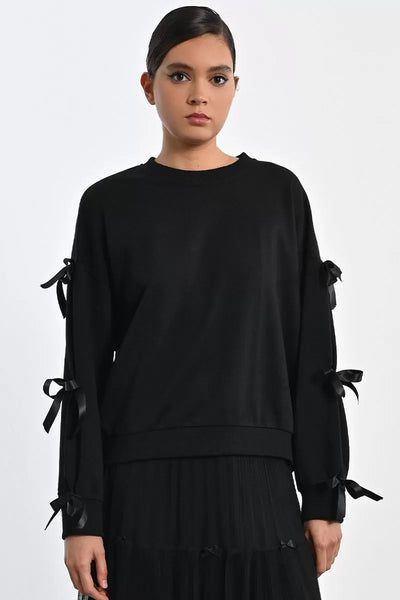 Bow Sleeve Sweater